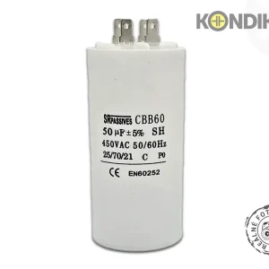 Ihned k objednání | Motorový rozběhový kondenzátor 50uF 450V CBB60A