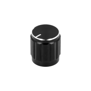 Do košíku - Hliníkový knoflík s ukazatelem GC6M-15X16 černý