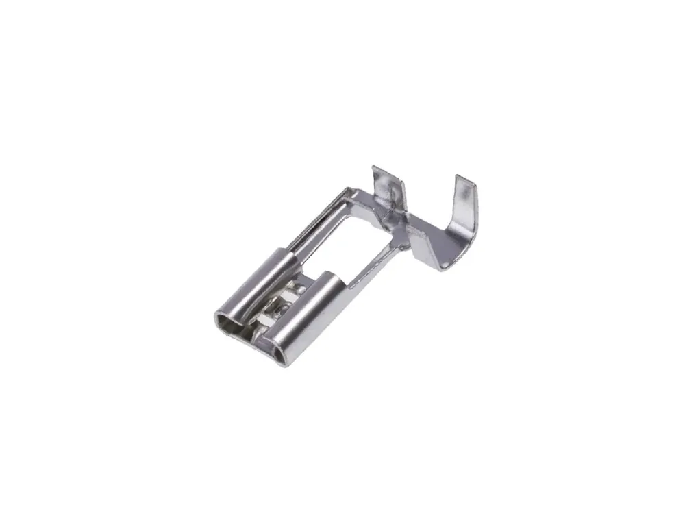 Nejlepší cena - Faston 6,3x0,8mm zásuvka 90°