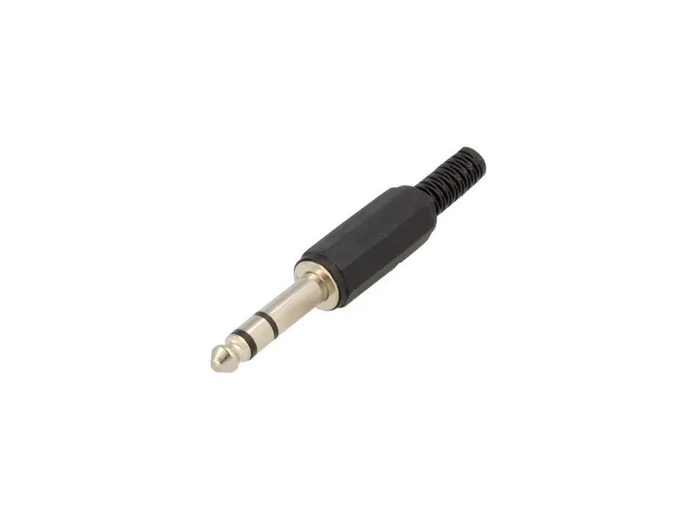 Konektor JACK 6,3mm vidlice stereo plast | Extra sleva