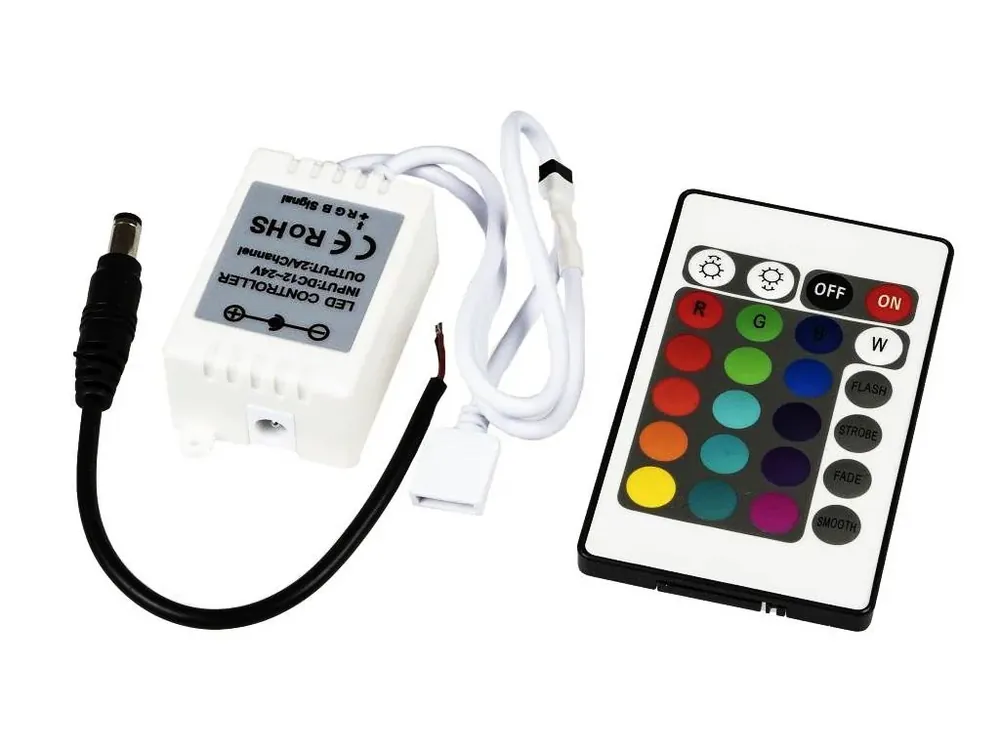 Řídící jednotka pro LED pásky RGB 24B IR | Nejprodávanější
