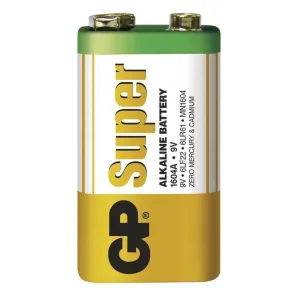 Populární | Alkalická baterie 9V (6LR61) GP Super