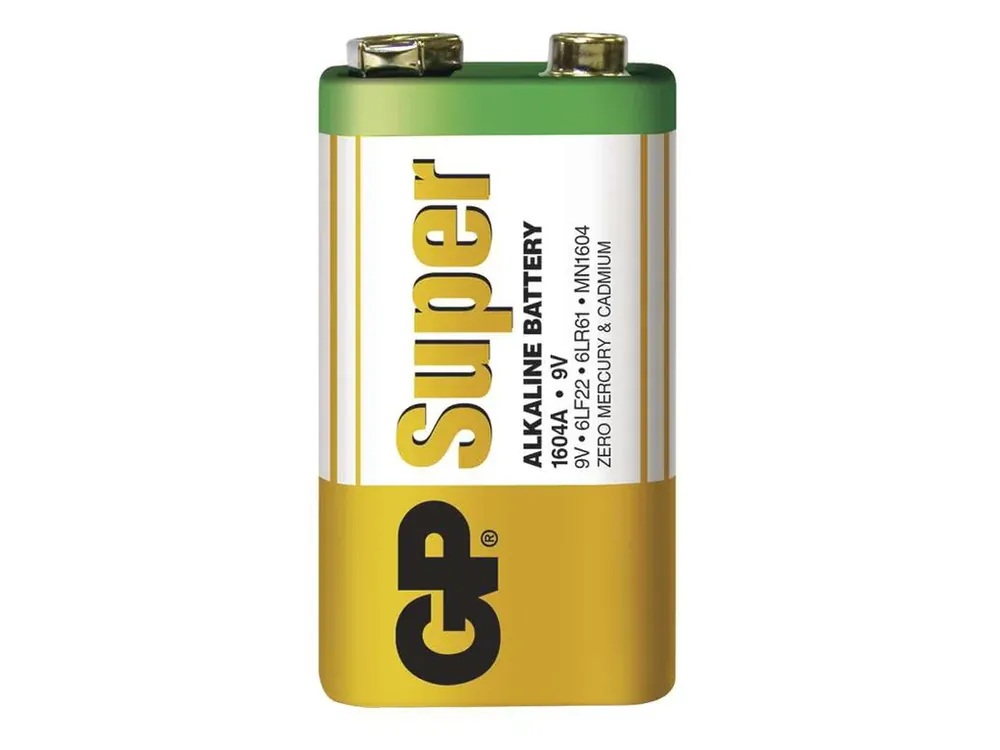 Populární | Alkalická baterie 9V (6LR61) GP Super