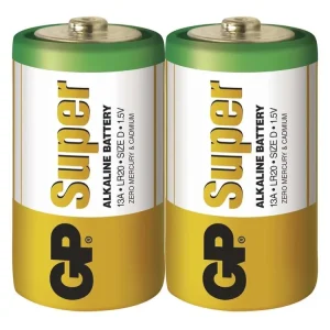 Baterie alkalická D (LR20) GP Super, 2ks | Kvalitní produkt