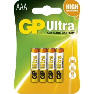 Mezi nejprodávanějšími | Alkalická baterie AAA (LR03) GP Ultra, 4ks