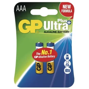 Alkalická baterie GP Ultra Plus AAA (LR03), 2ks | K dispozici