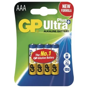 Snadné objednání - Alkalická baterie GP Ultra Plus AAA (LR03), 4ks