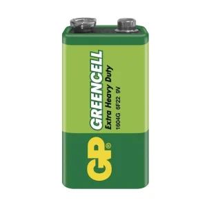 Zinková baterie 9V (6F22) GP Greencell - Velmi oblíbený produkt