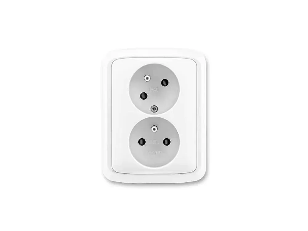 ABB Tango 5513A-C02357 B zásuvka dvojnásobná | Nízká cena