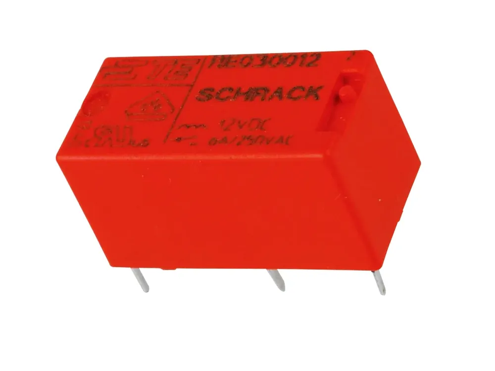 Kvalitní produkt - Relé 12V DC, SPST-NO, 6A, Schrack RE034012