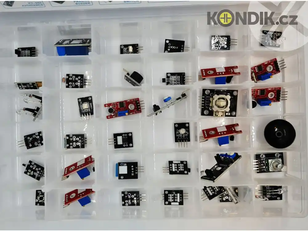 SENZOR KIT 37 elektronických modulů - Sleva navíc