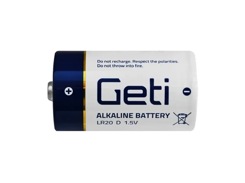 Premium - Baterie alkalická D (LR20) Geti, 2ks