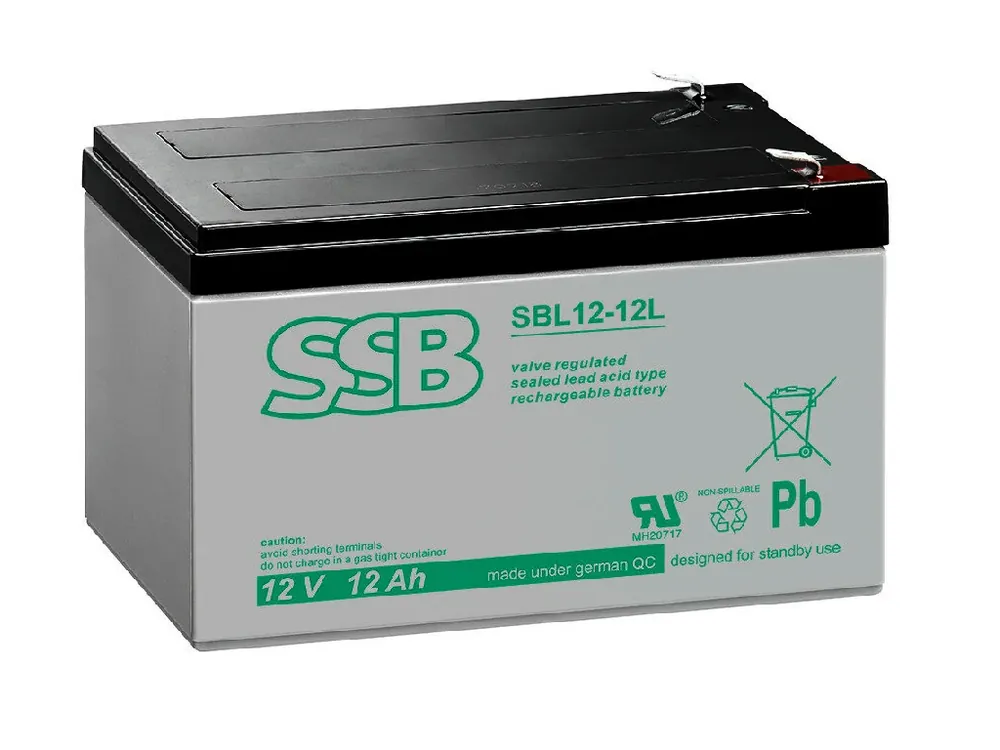 Akumulátor olověný 12V 12Ah SSB - Vysoká kvalita