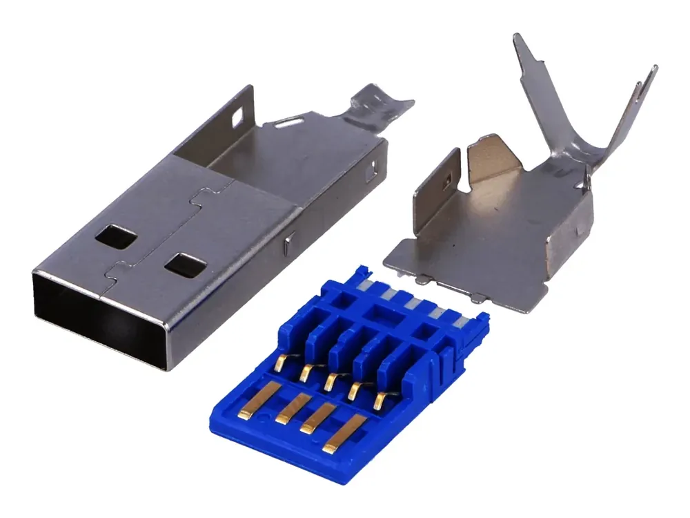 Konektor USB A vidlice 3.0 na kabel | Právě uvedeno na trh