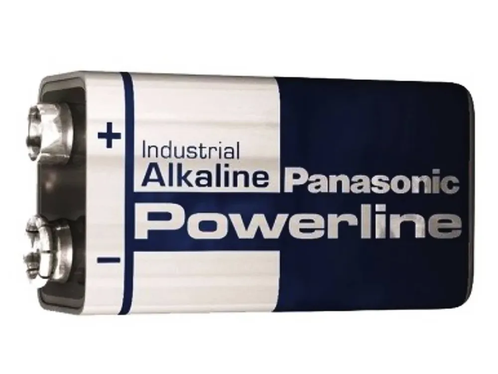 Alkalická baterie 9V (6LR61) Panasonic Powerline - Nově k dispozici