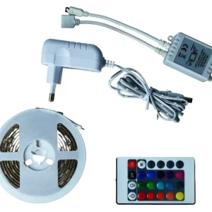 Cenový hit - LED pásek, RGB, 6W/m, 30LED/m, délka 3m, sada
