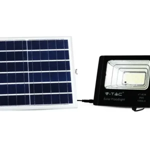Žádaný produkt | LED reflektor VT-40W 4000K se solárním panelem 16W