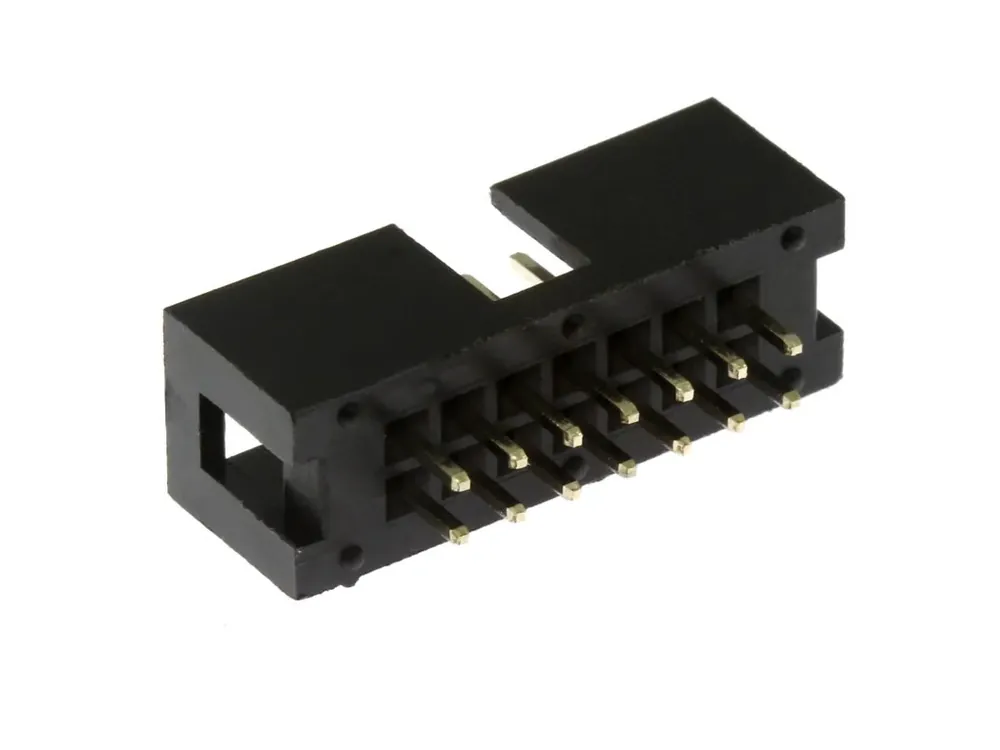 Konektor IDC pro ploché kabely, 14 pinů (2x7), RM2.54mm, do DPS, přímý | Už jen pár kusů