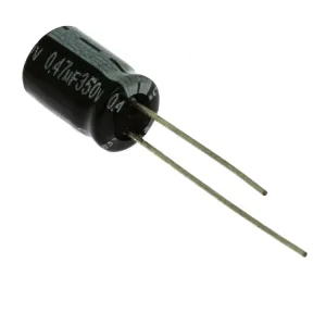 Elektrolytický kondenzátor 0.47uF 350V 8x11mm RM3.5 85°C - Velmi populární