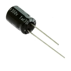 Rychle mizí | Elektrolytický kondenzátor 1uF 350V 8x11.5mm RM3.5 85°C