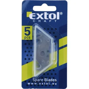 Náhradní břity do nože - háček sada 5ks Extol Craft 9121 | Oblíbený produkt