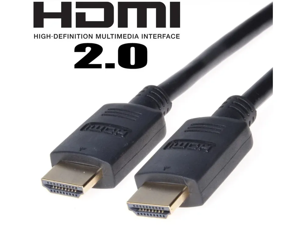 PremiumCord HDMI 2.0 High Speed + Ethernet kabel, zlacené konektory, 0,5m | Nově přidáno