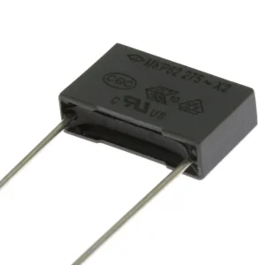 Tovární cena - Fóliový kondenzátor odrušovací 150nF/305V X2 ±10% 18x12.5x6mm RM 15mm