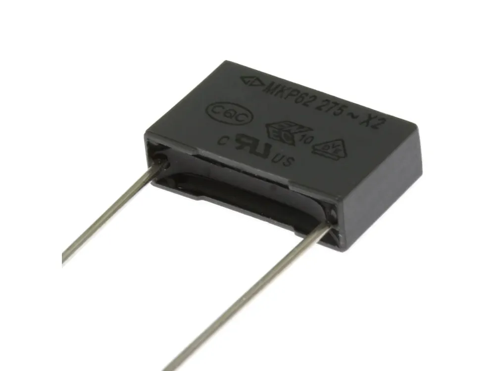 Tovární cena - Fóliový kondenzátor odrušovací 150nF/305V X2 ±10% 18x12.5x6mm RM 15mm