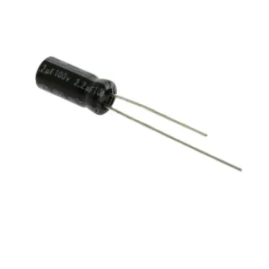 Nově přidáno | Elektrolytický kondenzátor 2.2uF 100V 5x11mm RM2mm 85°C