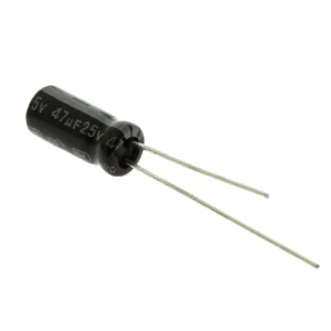 Speciální nabídka - Elektrolytický kondenzátor 47uF 25V 5x11mm RM2mm 85°C