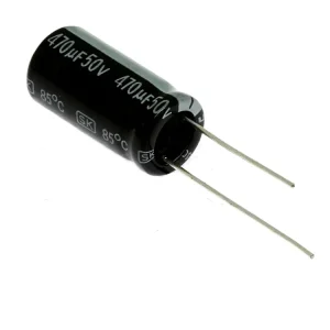 Elektrolytický kondenzátor 470uF 50V 10x21mm RM5 85°C - Nejlepší cena