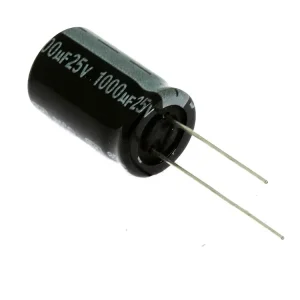Žádaný produkt | Elektrolytický kondenzátor 1000uF 25V 13x21mm RM5 85°C