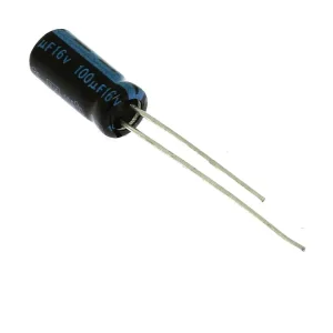 Elektrolytický kondenzátor 100uF 16V 5x11mm RM2 105°C - Nový produkt