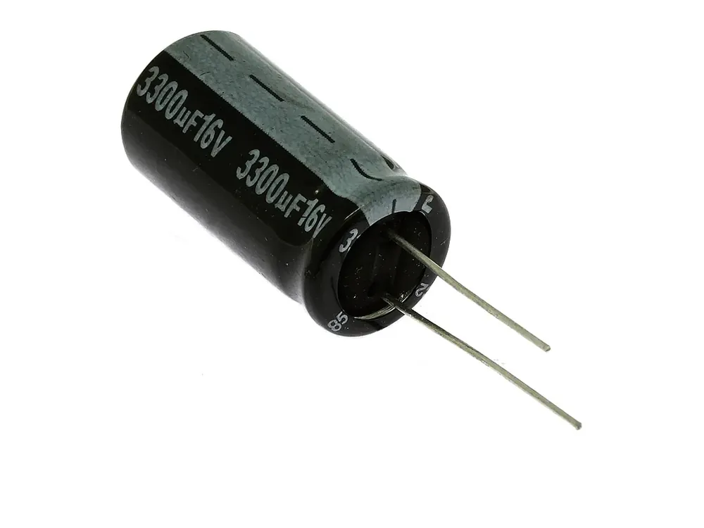Elektrolytický kondenzátor 3300uF 16V 13x26mm RM5 85°C | Novinka