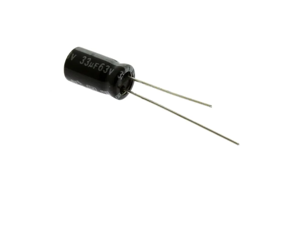 Premium - Elektrolytický kondenzátor 33uF 63V 6.3x11mm RM2.5mm 85°C