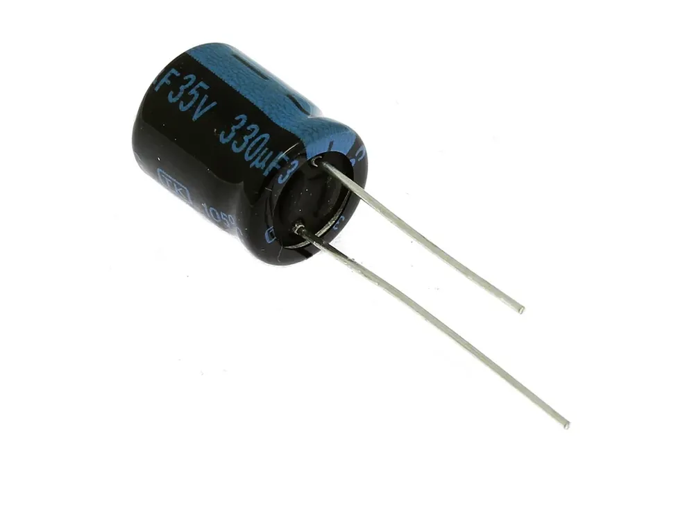 Elektrolytický kondenzátor 330uF 35V 10x12.5mm RM5 105°C | Přímo z výroby