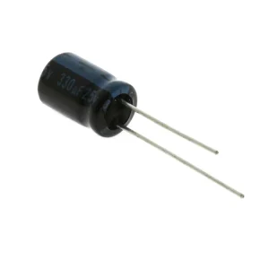 Zbývá jen pár kusů | Elektrolytický kondenzátor 330uF 25V 8x11.5mm RM3.5mm 105°C