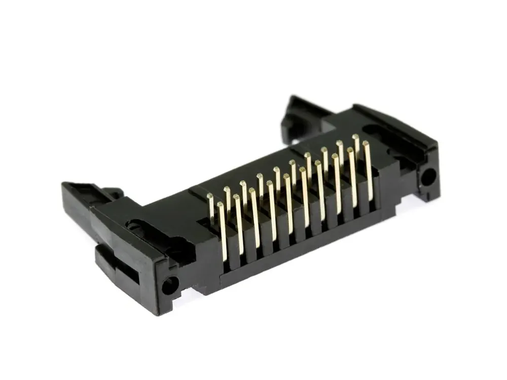Objednejte dnes - Konektor IDC pro ploché kabely, 20 pinů (2x10), RM2.54mm, do DPS, úhlový 90°