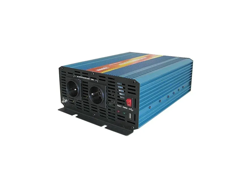 Carspa P2000 měnič napětí 12V/230V 2000W čistý sinus + dálkové ovládání | Oblíbený produkt