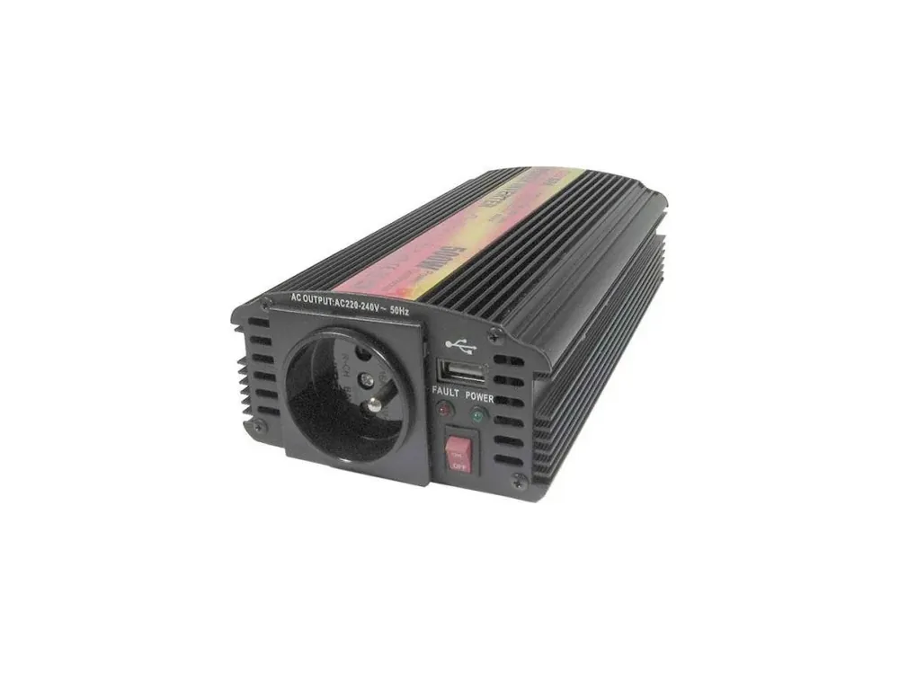 Carspa CAR500 měnič napětí 24V/230V 500W s USB - Ušetřete nyní