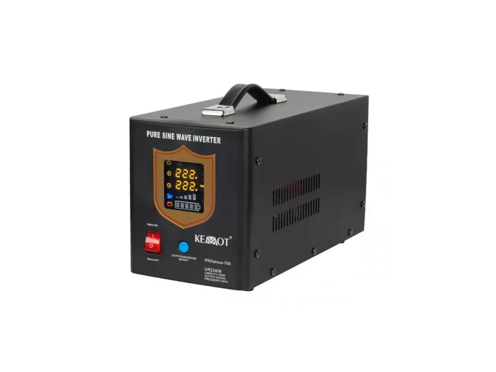 Snadné vrácení - KEMOT PROsinus-1000 záložní zdroj 12V 230V 1000VA 700W Black