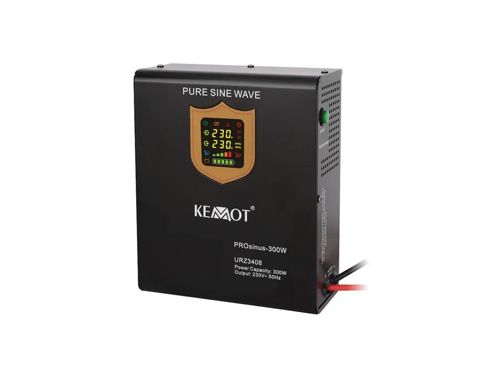Pořiďte si nyní | KEMOT PROsinus-500 záložní zdroj 12V 230V 500VA 300W Black nástěnný