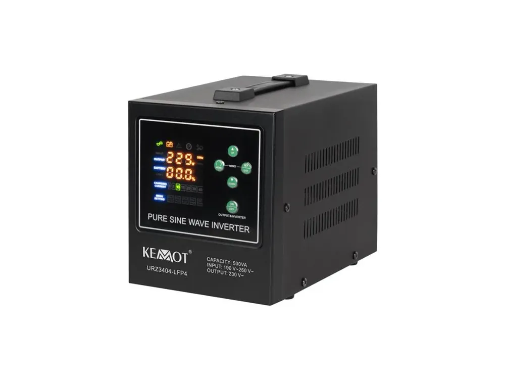 KEMOT PROsinus-500-LFP4 záložní zdroj 12V 230V 500VA 300W Black | Premium