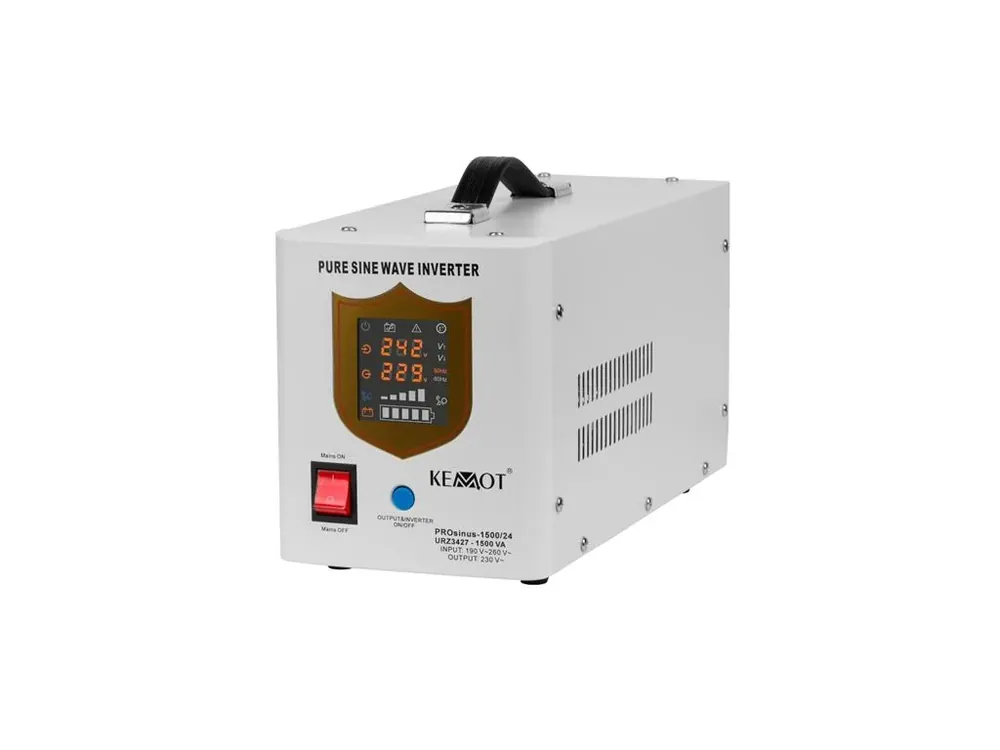 Jen dnes - KEMOT PROsinus-1500/24 záložní zdroj 24V 230V 1500VA 1050W White