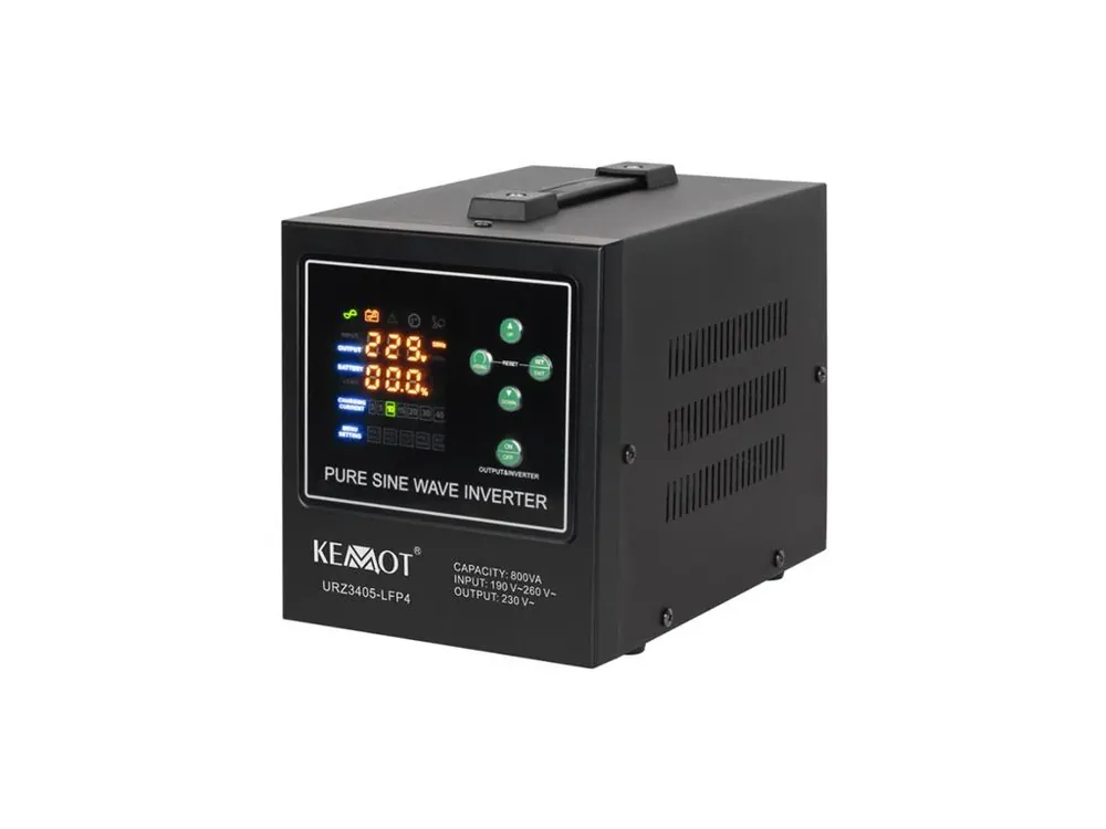 Outlet - KEMOT PROsinus-800-LFP4 záložní zdroj 12V 230V 800VA 500W Black