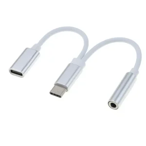 Adaptér USB-C - USB-C + JACK 3,5mm M/F 10cm - Speciální nabídka