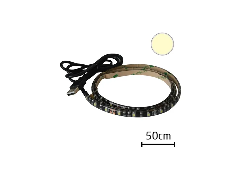 Geti GLS32W LED pásek do USB, teplá bílá, 50cm - Nenechte si ujít nabídku
