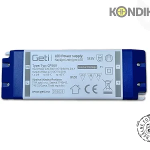 Geti GPS60 napájecí zdroj 12V/5A IP20 - Právě přidáno