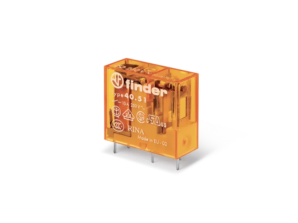 Kvalitní produkt | Relé 48V DC, SPDT, 10A, Finder 40.51.9.048.0000