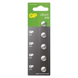 Alkalická knoflíková baterie A76F (LR44), GP Ultra plus, 5ks | Výhodný nákup
